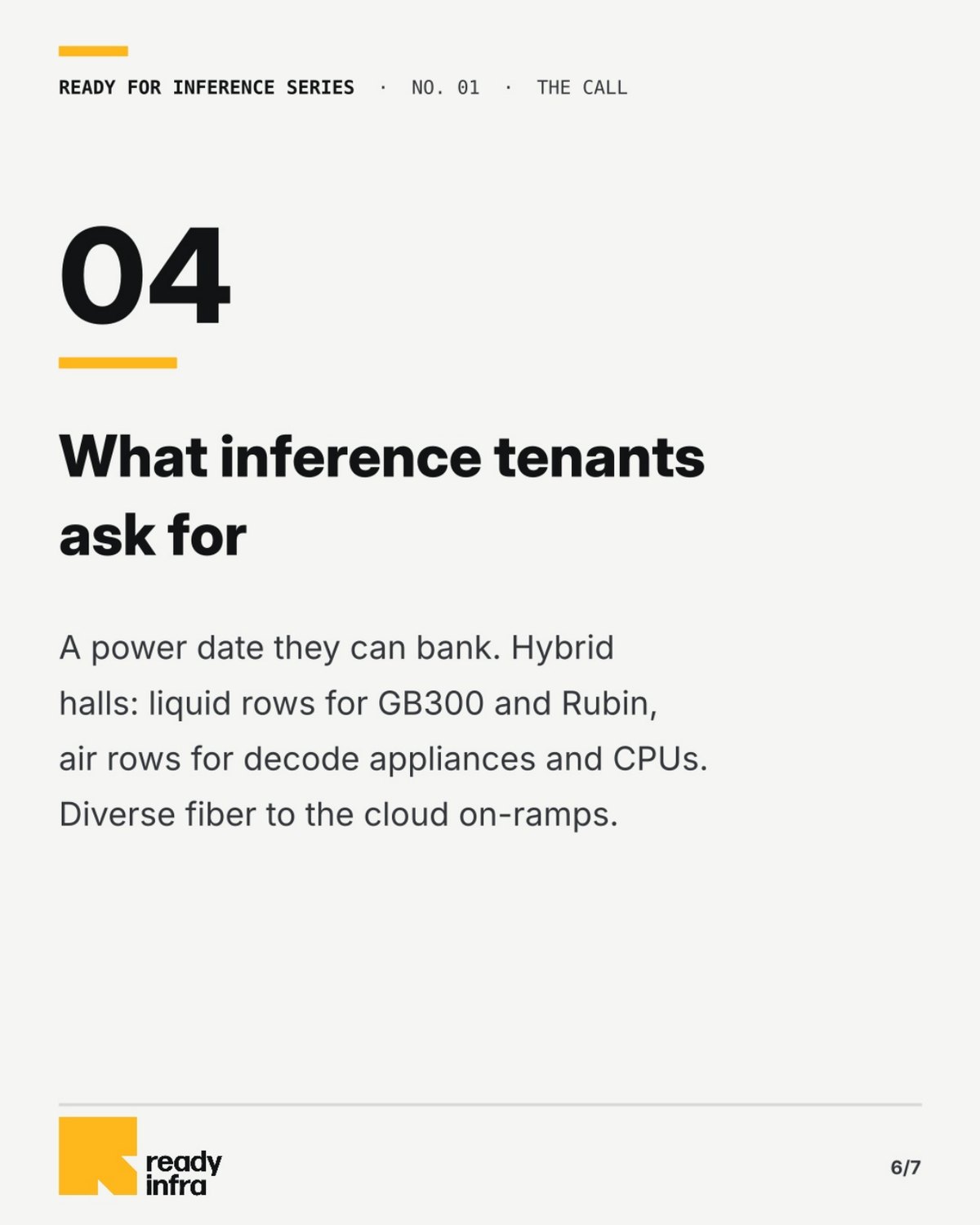 The fastest-rising rents are in the 3–10 MW band — slide 6 of 7